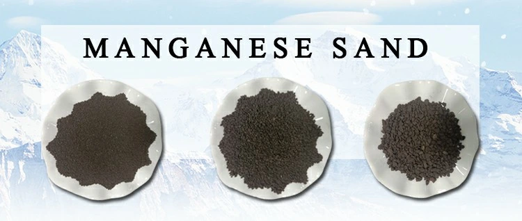 Manufactures 82% Mno2 Manganese Dioxide Green Manganese Sand for Removal Iron